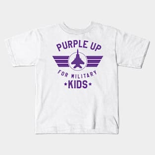 Purple Up For Military Kids Kids T-Shirt